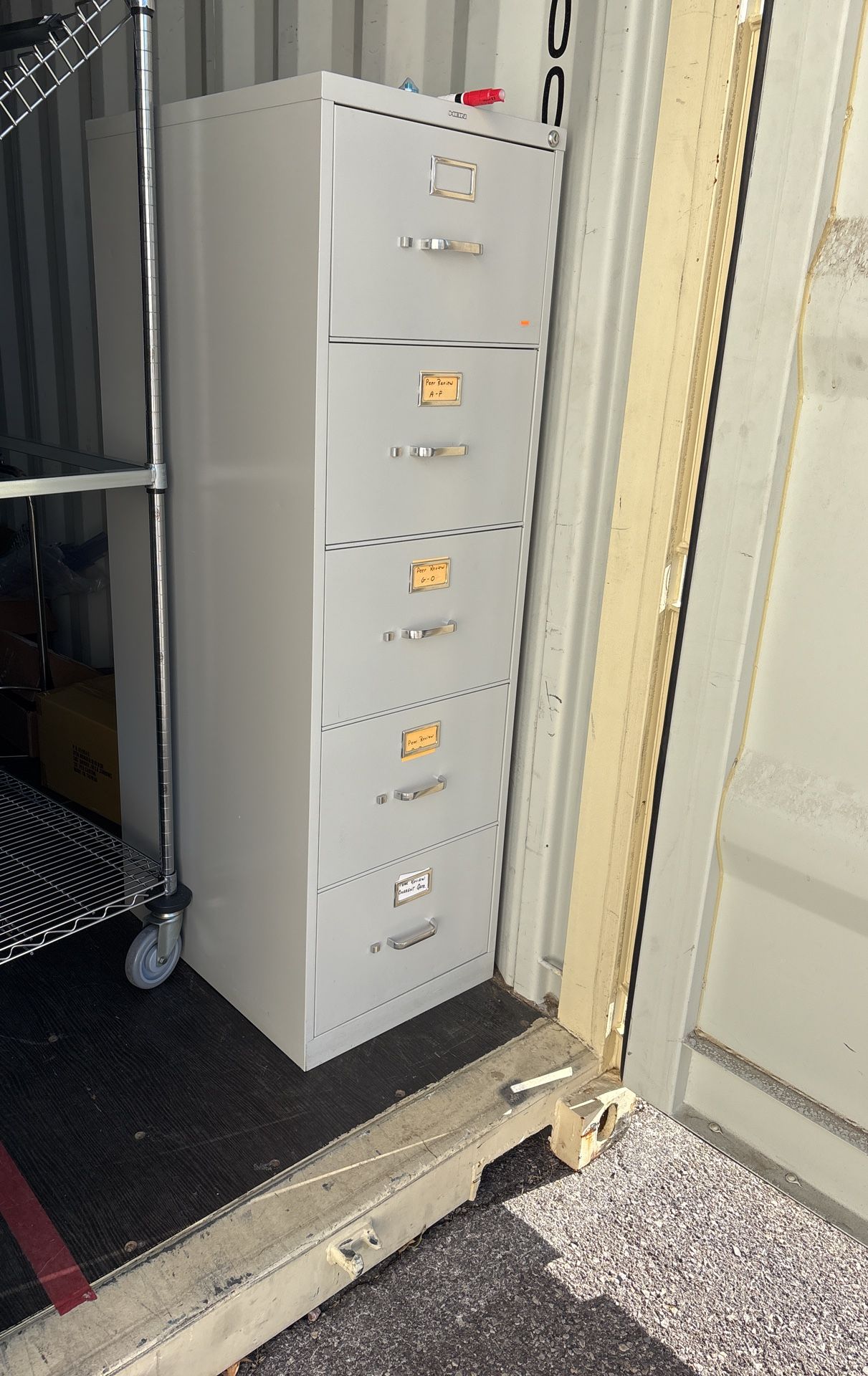 Filing Cabinet Industrial heavy duty. 5’0 Ft Tall