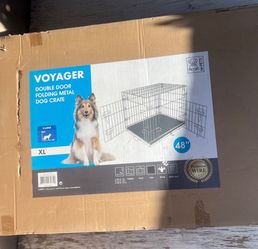 Pets Voyager XL Double Door Folding Dog Crate