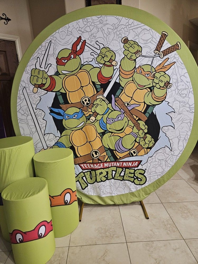 Teenage Mutant Ninja Turtles Backdrop