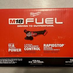 New Milwaukee M18 FUEL 4.5/5" Grinder 2888-20