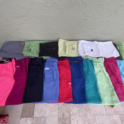 Scrub Tops Xs /S And Bottoms Xs Petite