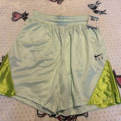 Barely / Atomic Green Nike Basketball Shorts