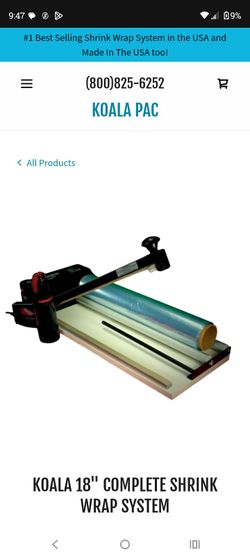 Koala heat shrink packer