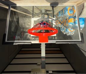 Goaliath tempered glass basketball hoop