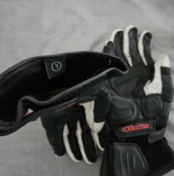 Alpinestars GP plus leather motorcycle gloves racing street bike gloves