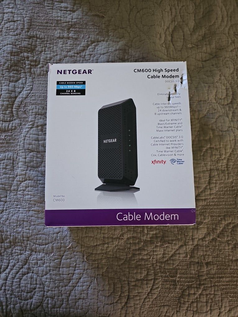 Netgear Cm600 Cable Modem