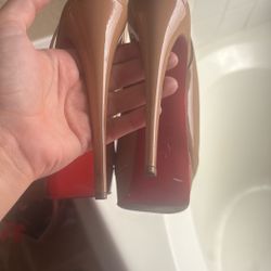 Red Bottoms : Used . 