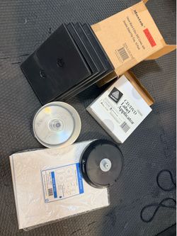 DVD / CD Label Kit Storage Boxes