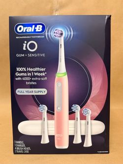 Oral-B iO Gum + Sensitive Rechargeable Toothbrush Brand New Sealed