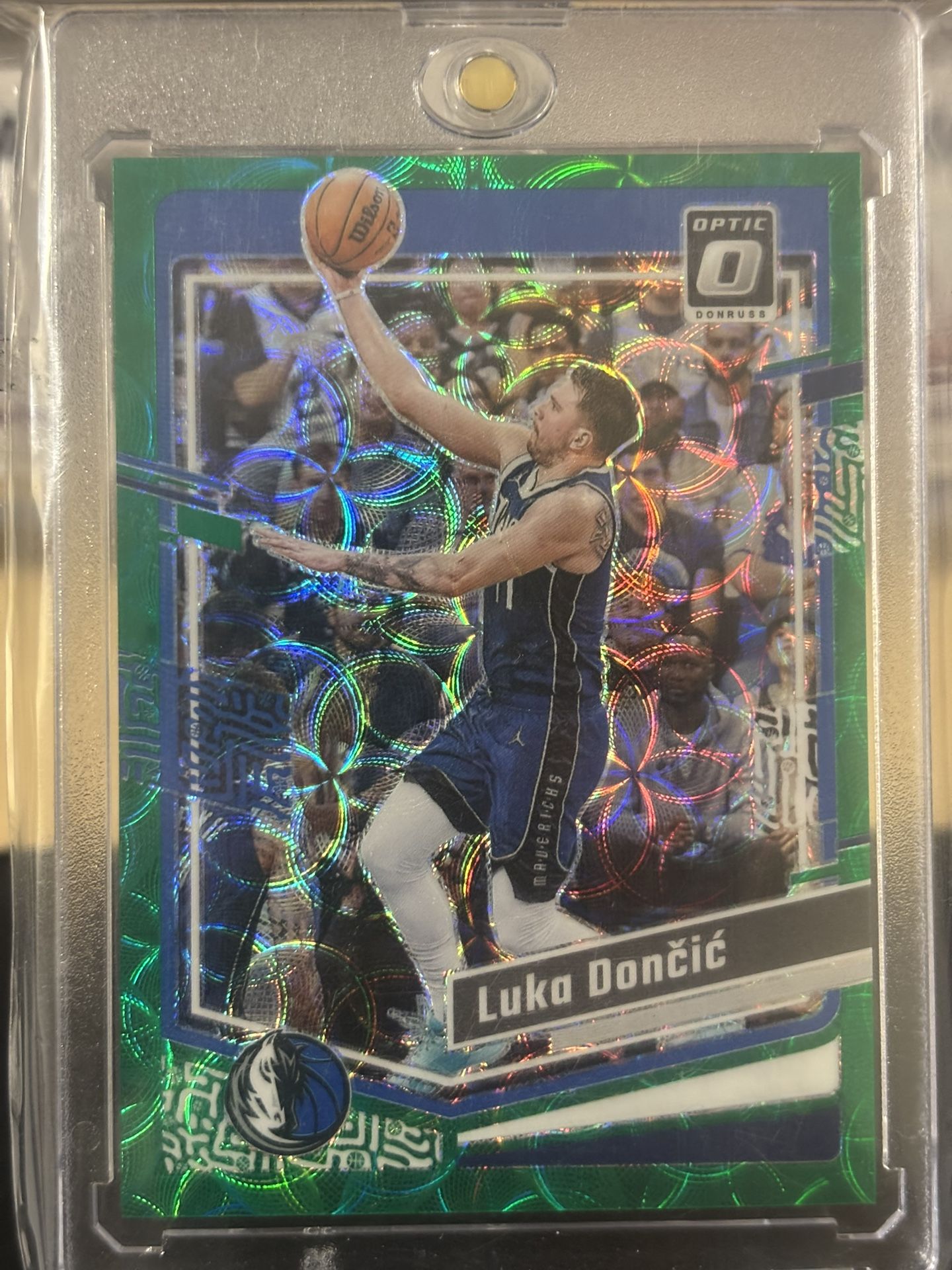 Luka Doncic 2023-24 Panini Donruss Optic Green Scope /65 Mavericks SP