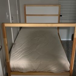 Bed With Frame Twin Size