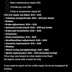 Bike Repairs 