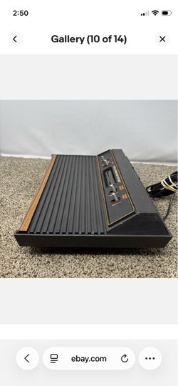 Atari 2600 with games