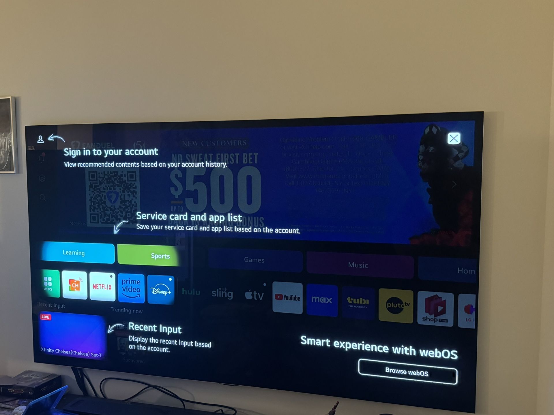 LG OLED evo G3 83 inch 4K Smart TV 2023