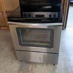 Whirlpool Glass Top Electric Range Stove