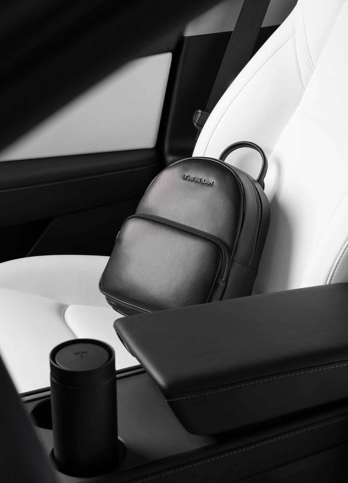 New Tesla leather backpack