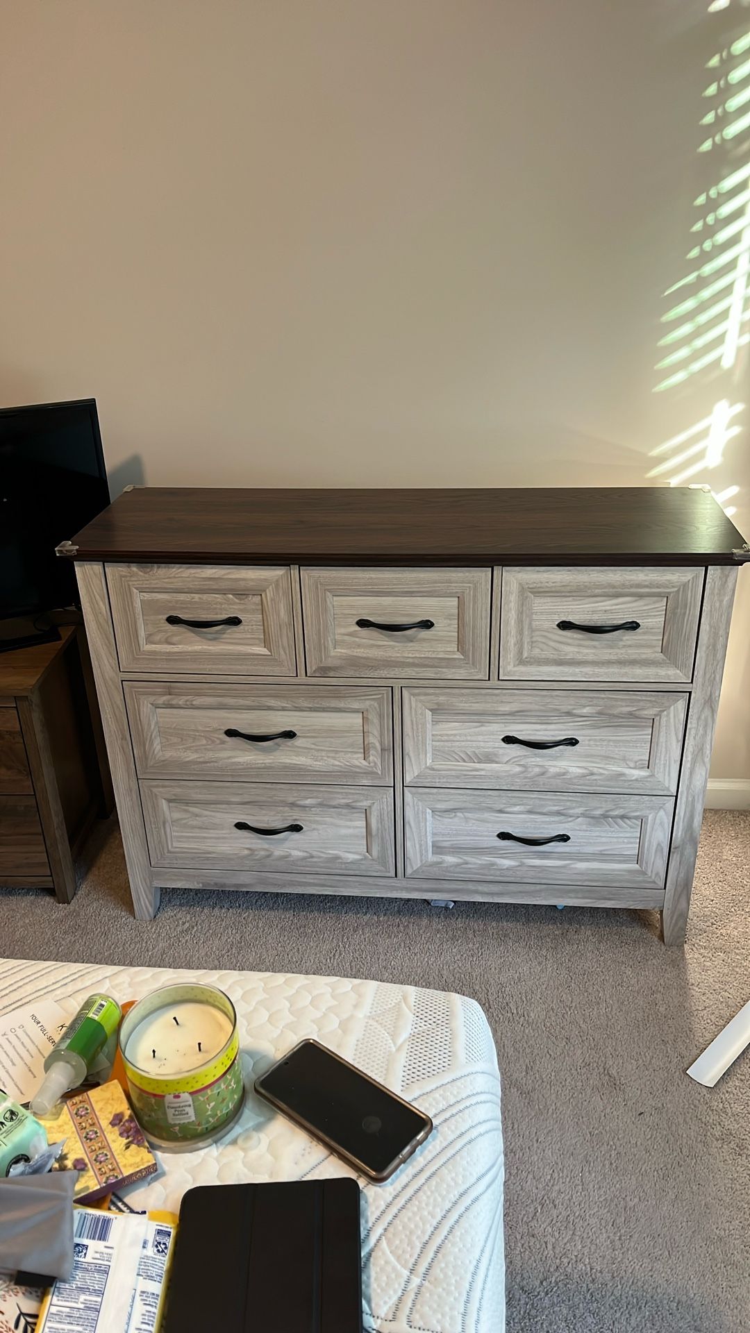 7 Drawer Double Dresser