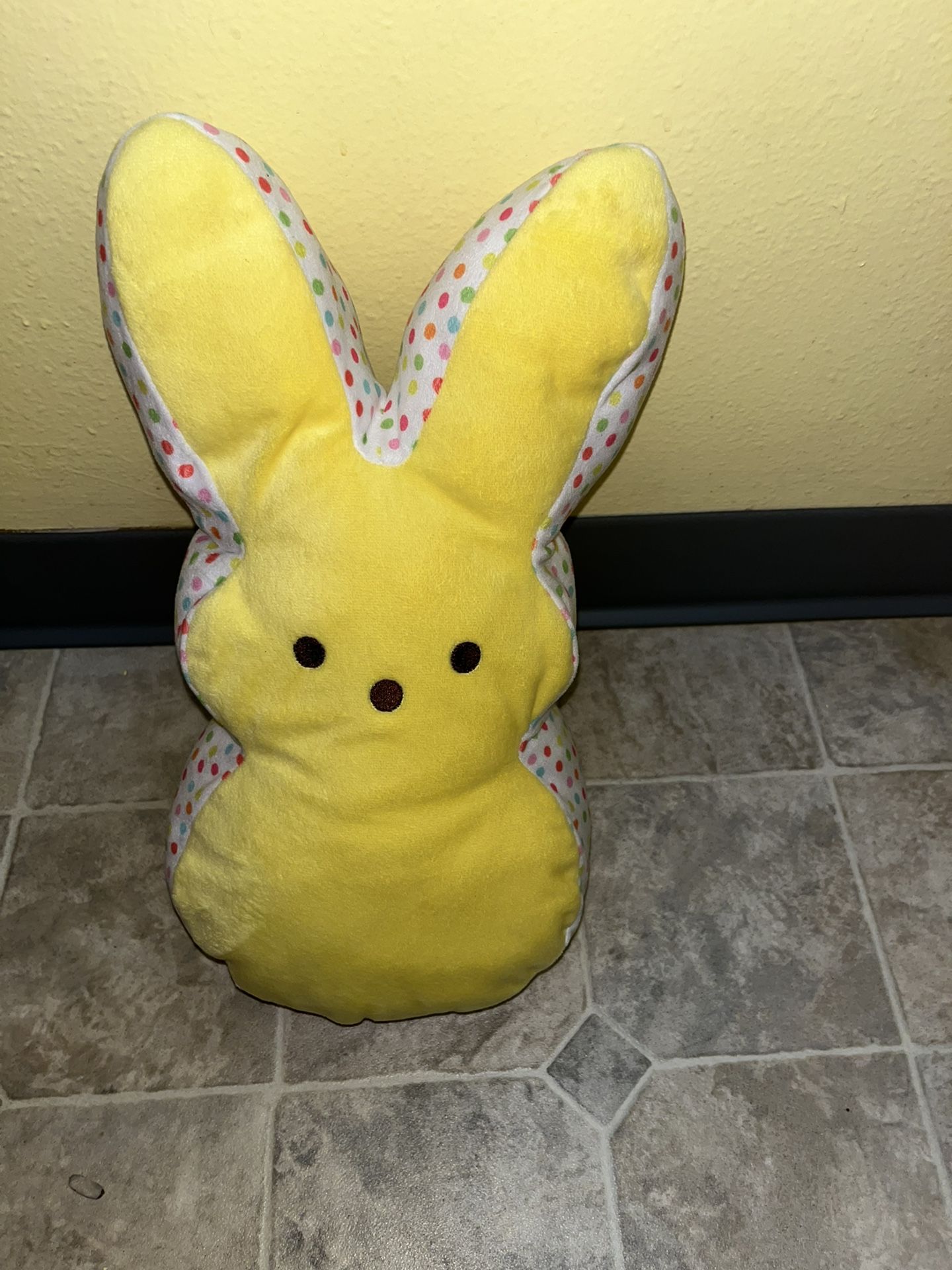 Peeps Easter bunny plushie