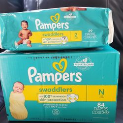 New Pampers Diapers 