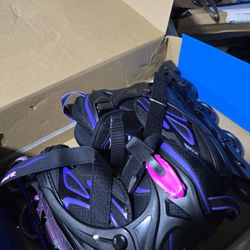 2 PM Inline Skates With 4 Adjustable Size ( 1y- 4y ) With Light Up Wheels Skates For Kid Boy/ Lsdys /men #317/#318