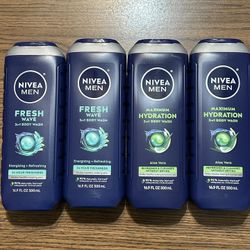 Nivea Men Body Wash ~ 4 For $10