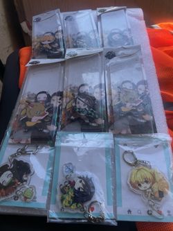 Demon Slayer Pins And Key Chains All For $15