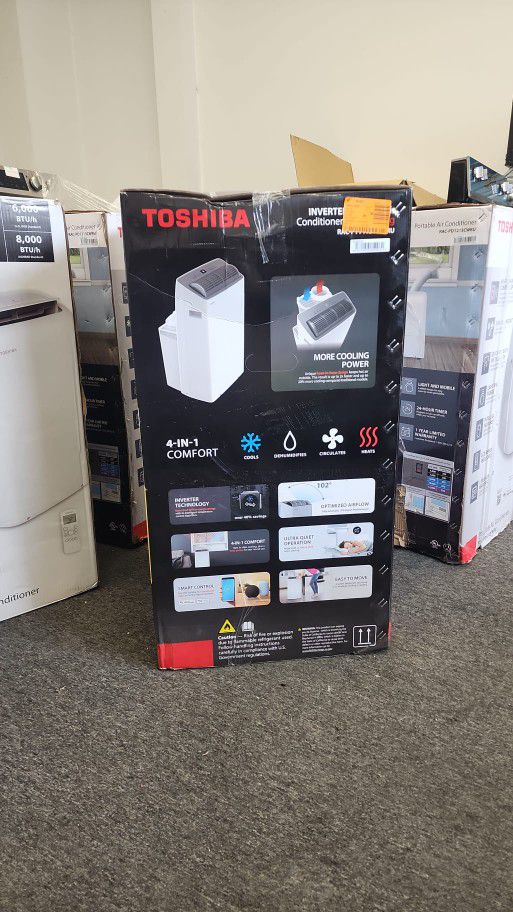 New Toshiba 12000btu 4in1 Portable Air Conditioner 
