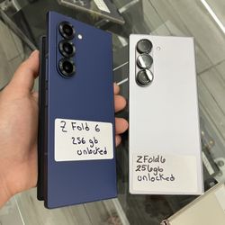 Samsung Galaxy Z Fold 6 Unlocked Like New, Cash Or $50 Down