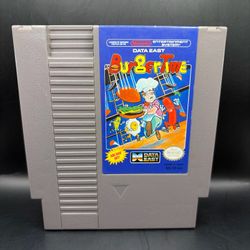 Burger Time NES cartridge