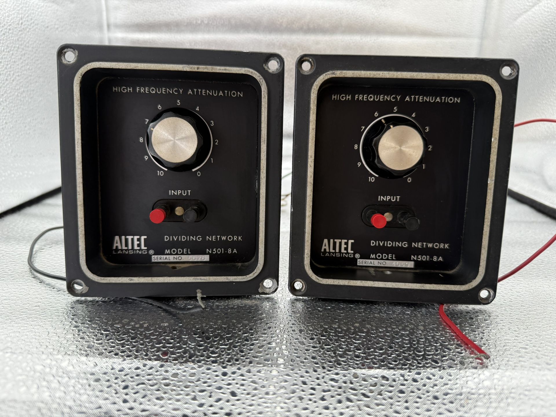 ALTEC LANSING N501-8A CROSSOVERS, ONE PAIR SET Dividing Network High Frequency