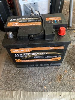 AGM battery h5