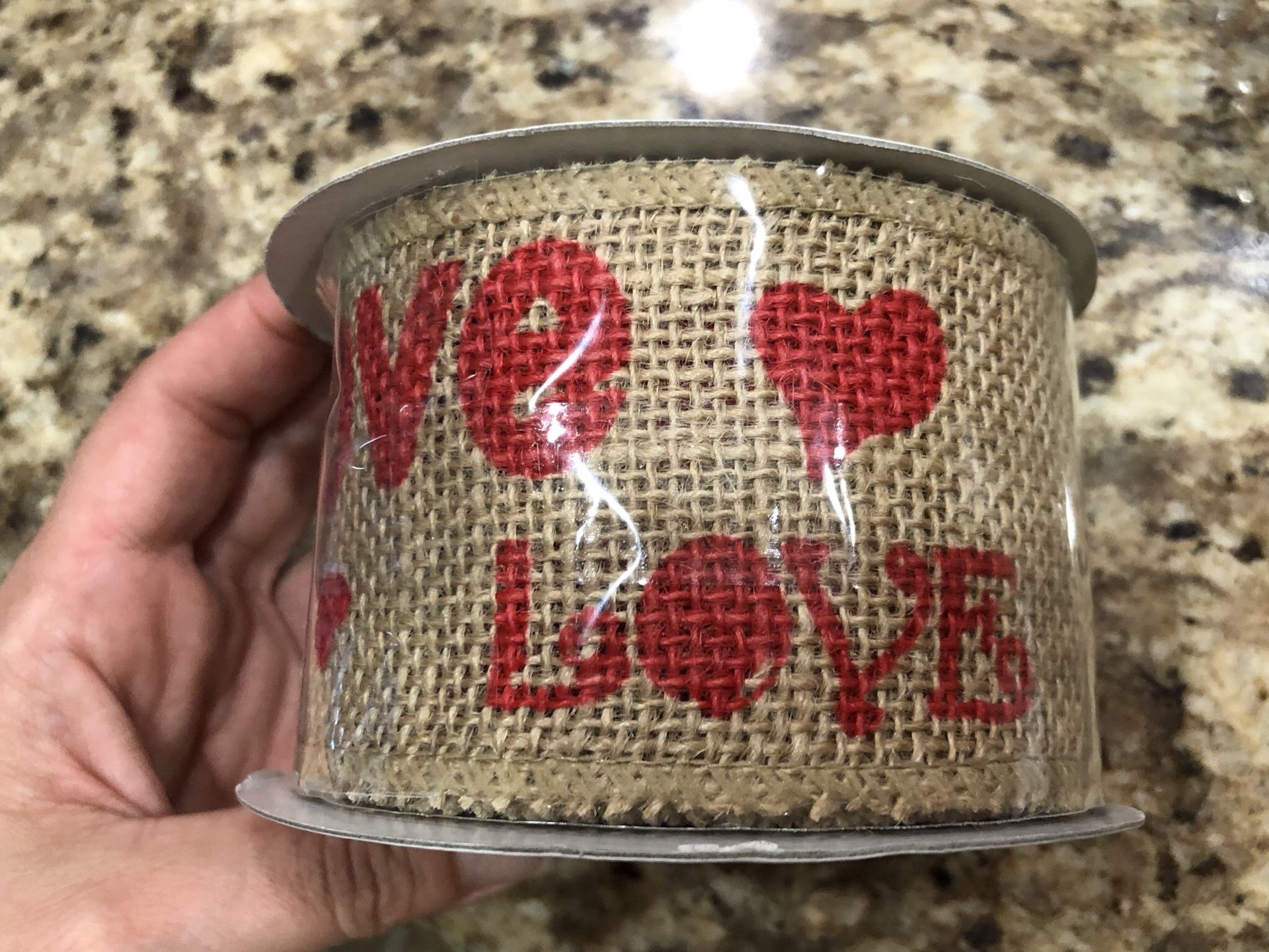 Wired Burlap Ribbon