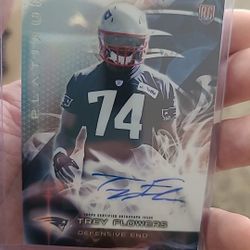 2015 Topps Certified Trey Flowers Rookie Autographed Card