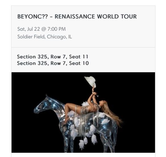 Beyoncé Renaissance World Tour