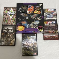 Vintage PC Computer Video Games Star Wars Sims Others 