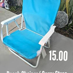 Beach Chair W/ Carry Strap