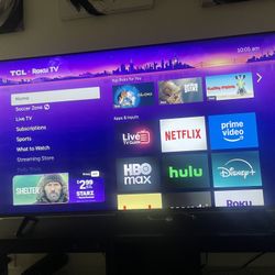 55’ TLC Roku Flat Screen Tv