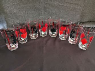 Game night crystal glasses
