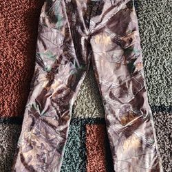 Under Armour Storm Camo Field Pants Real Tree Hunting Camo Men Size 40/32