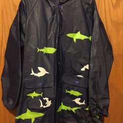 Raincoat Blue Size Medium - New 