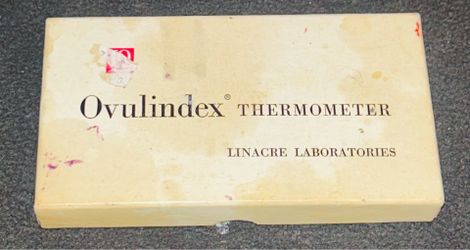 1948 Vintage Ovulindex Thermometer Linacre Laboratories Pregnancy Fertility Ovul