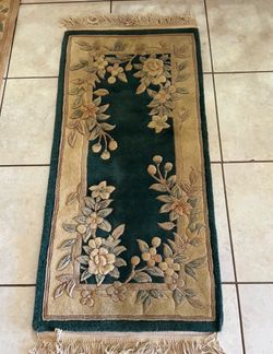 Vintage Chinese Rug 58”x25”