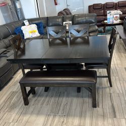 Winter Clearance Sale. Kelly Dark Brown Complete Dining Set Only $399. Easy Finance Option. Same-Day Delivery.