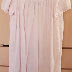 Miss Elaine Pink Nylon Nightgown