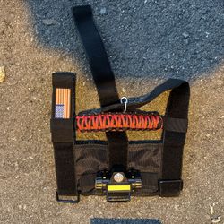 Jeep wrangler Hand Grab Handle To Enter Vehicle. New In Box With LCD LIGHT ON IT! Mounts Above Door On Roll Bar.