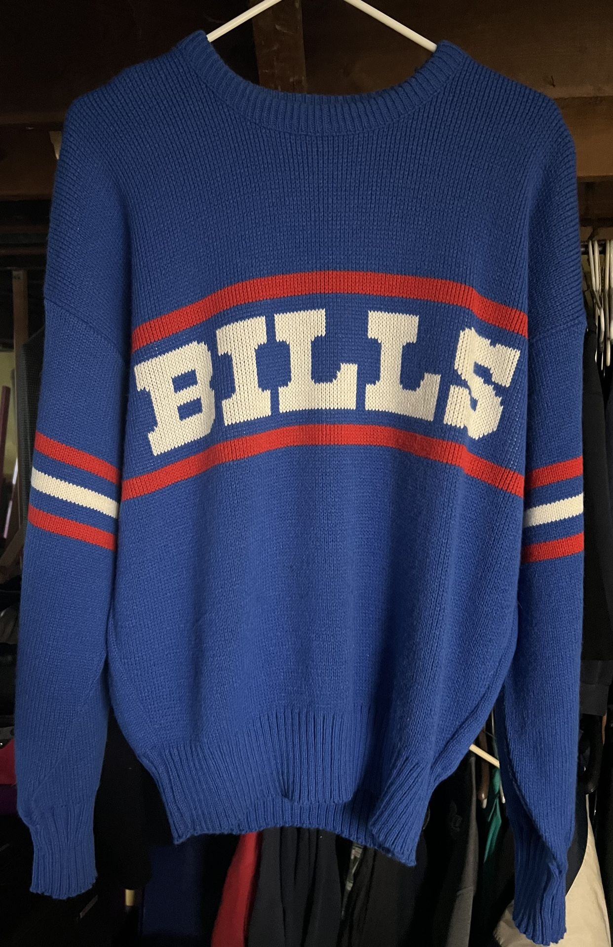 Vintage Buffalo Bills Sweater 1990’s Marv Levy Size Large