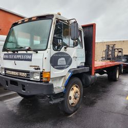 1992 MITSUBISHI FKMR HEAVY DUTY FLATBED