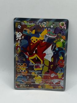 Non TCG Pokemon Hiroshima’s Pikachu Fan Art Card