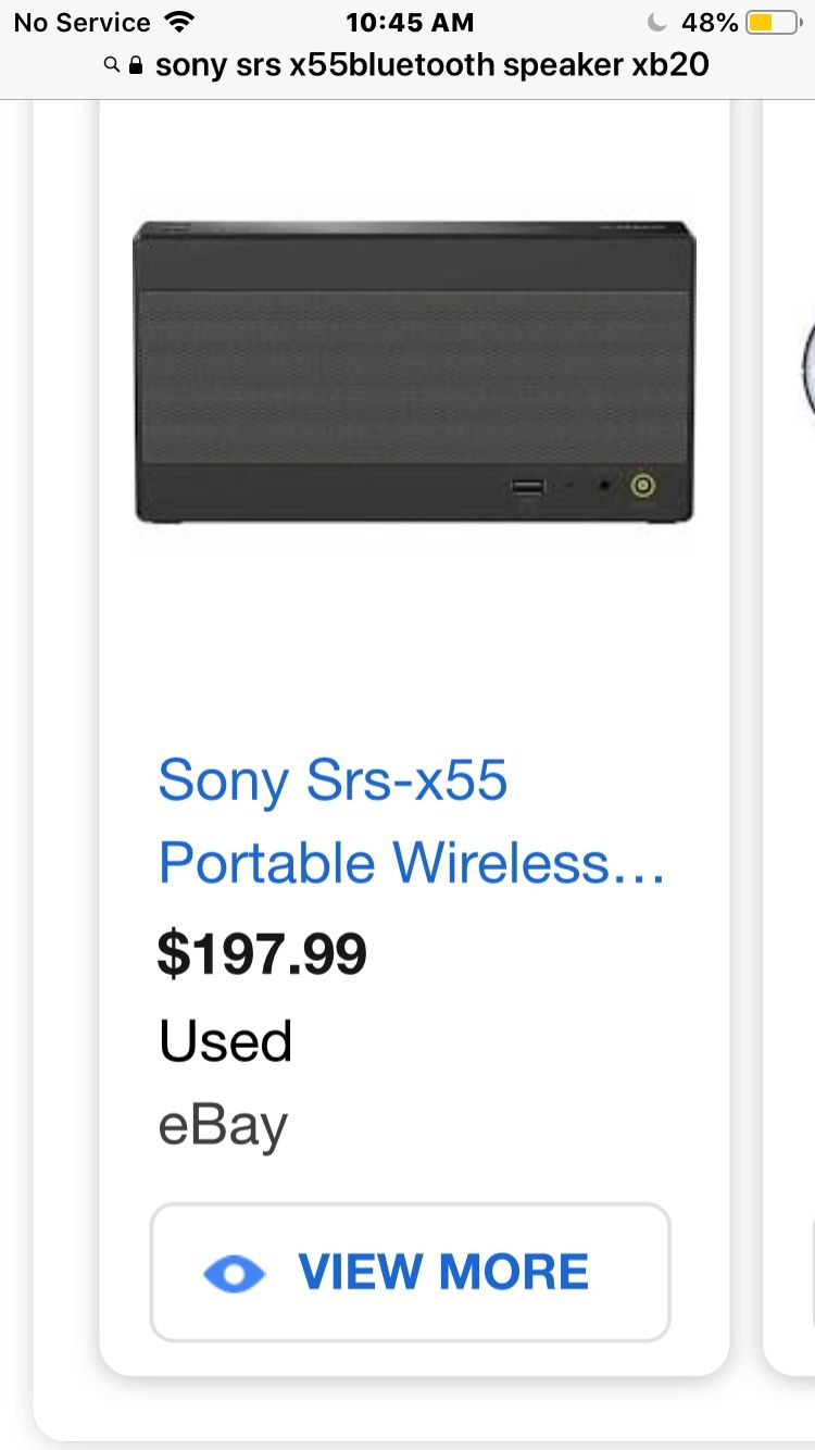 Sony SRS X55 Portable Bluetooth speaker in very good condition