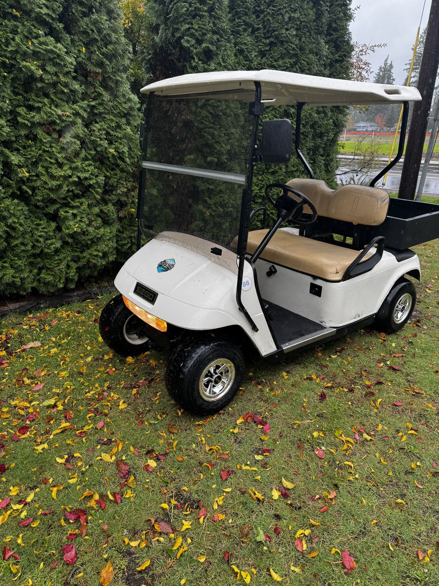 EzGo Gas Golf Cart With Utility Bed Great Condition